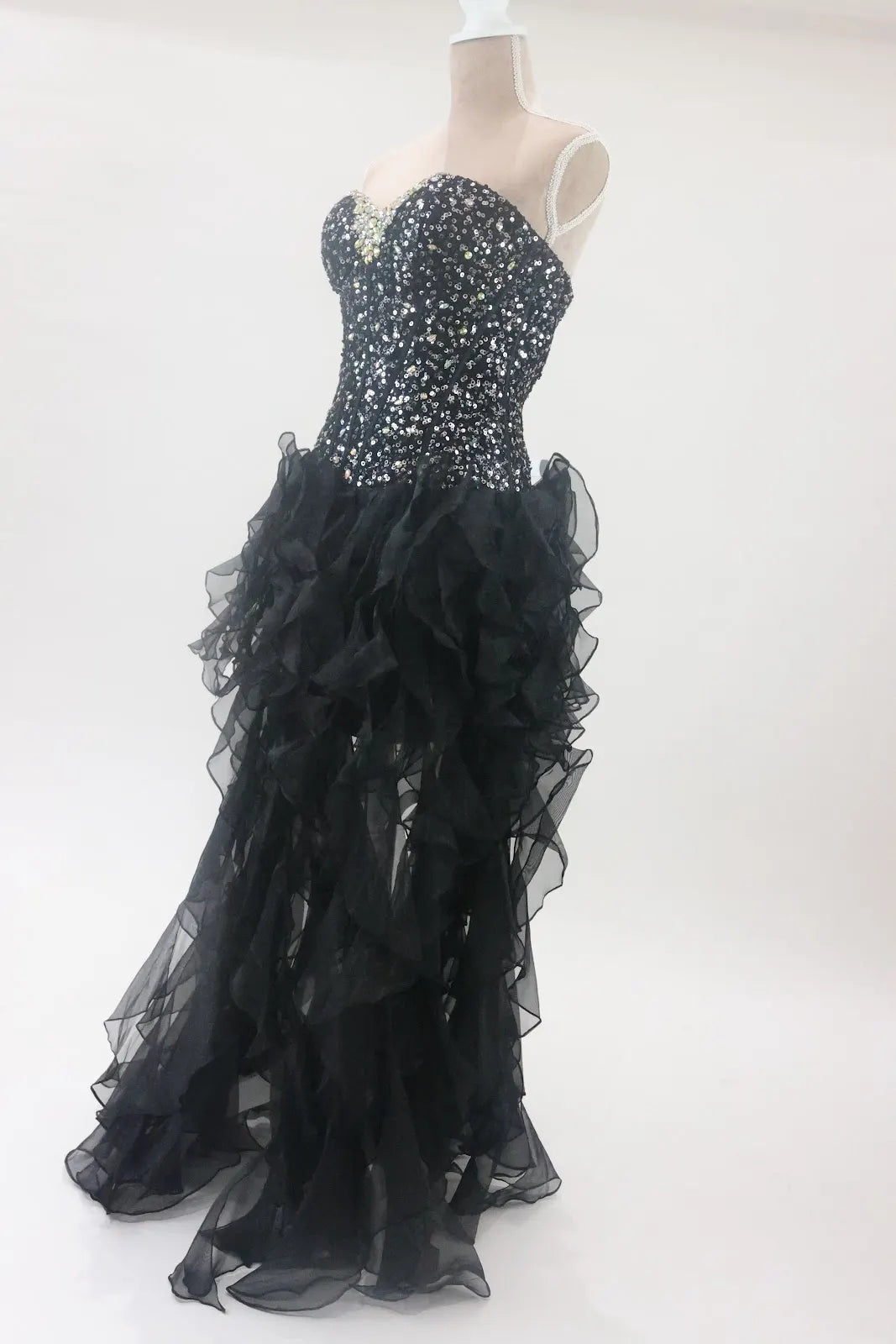 Midnight Cascade Gown