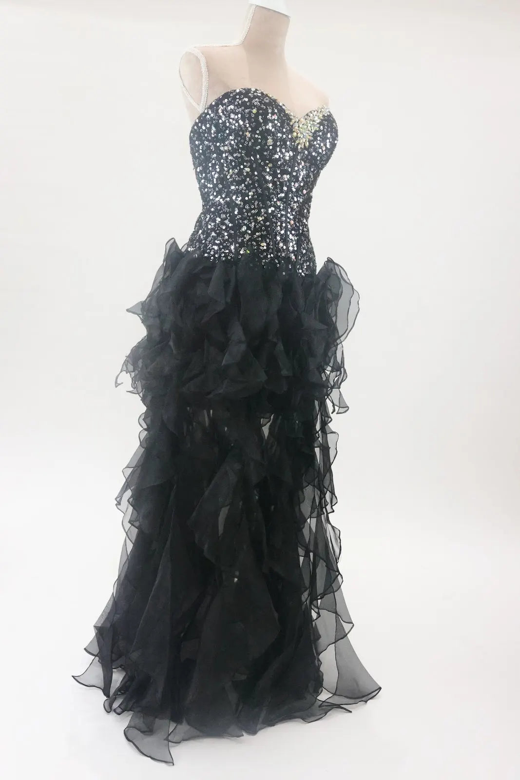 Midnight Cascade Gown
