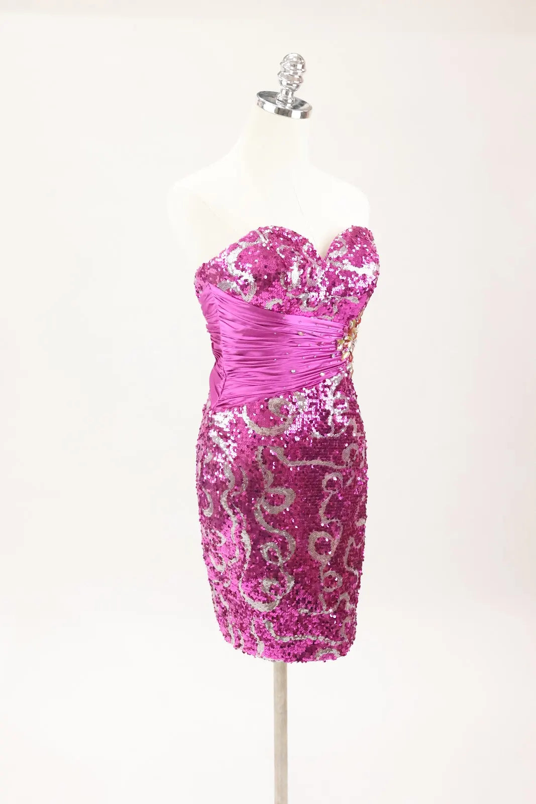Pink Sequin Royale Dress