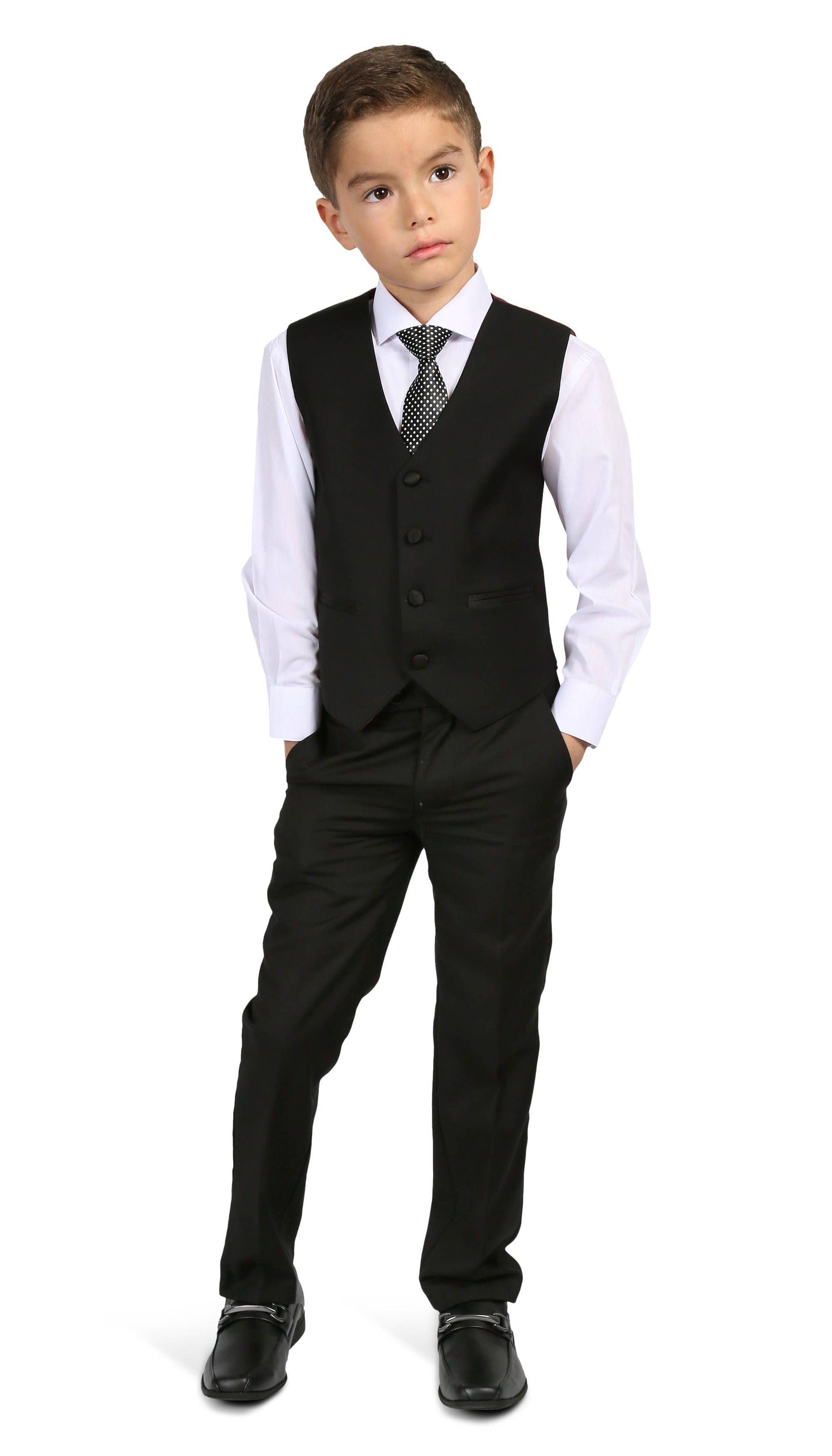 Ferrecci - Boy's Bronson Jr 5pc Notch Lapel Tuxedo Set