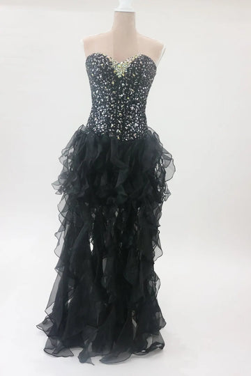Midnight Cascade Gown