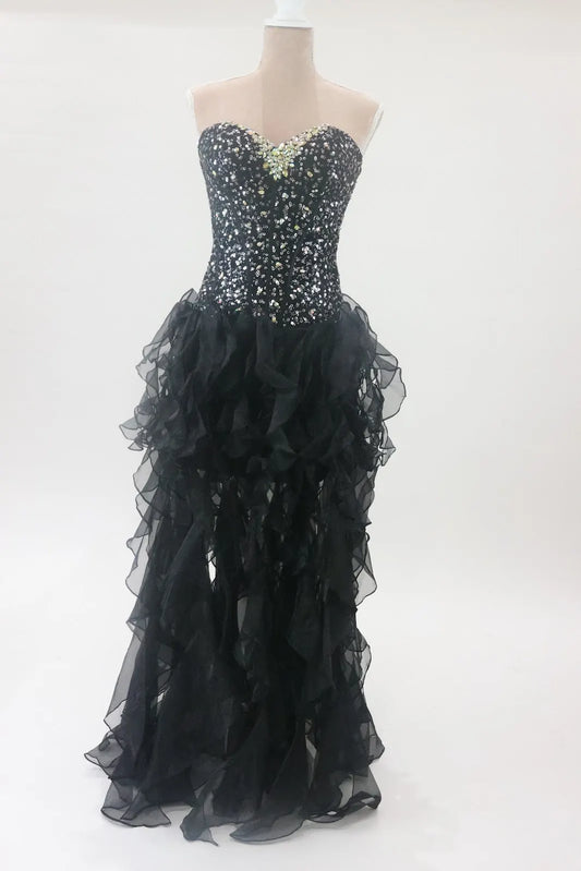 Midnight Cascade Gown