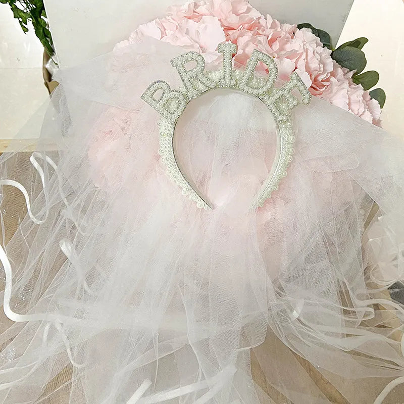 Bachelorette Headband Veil