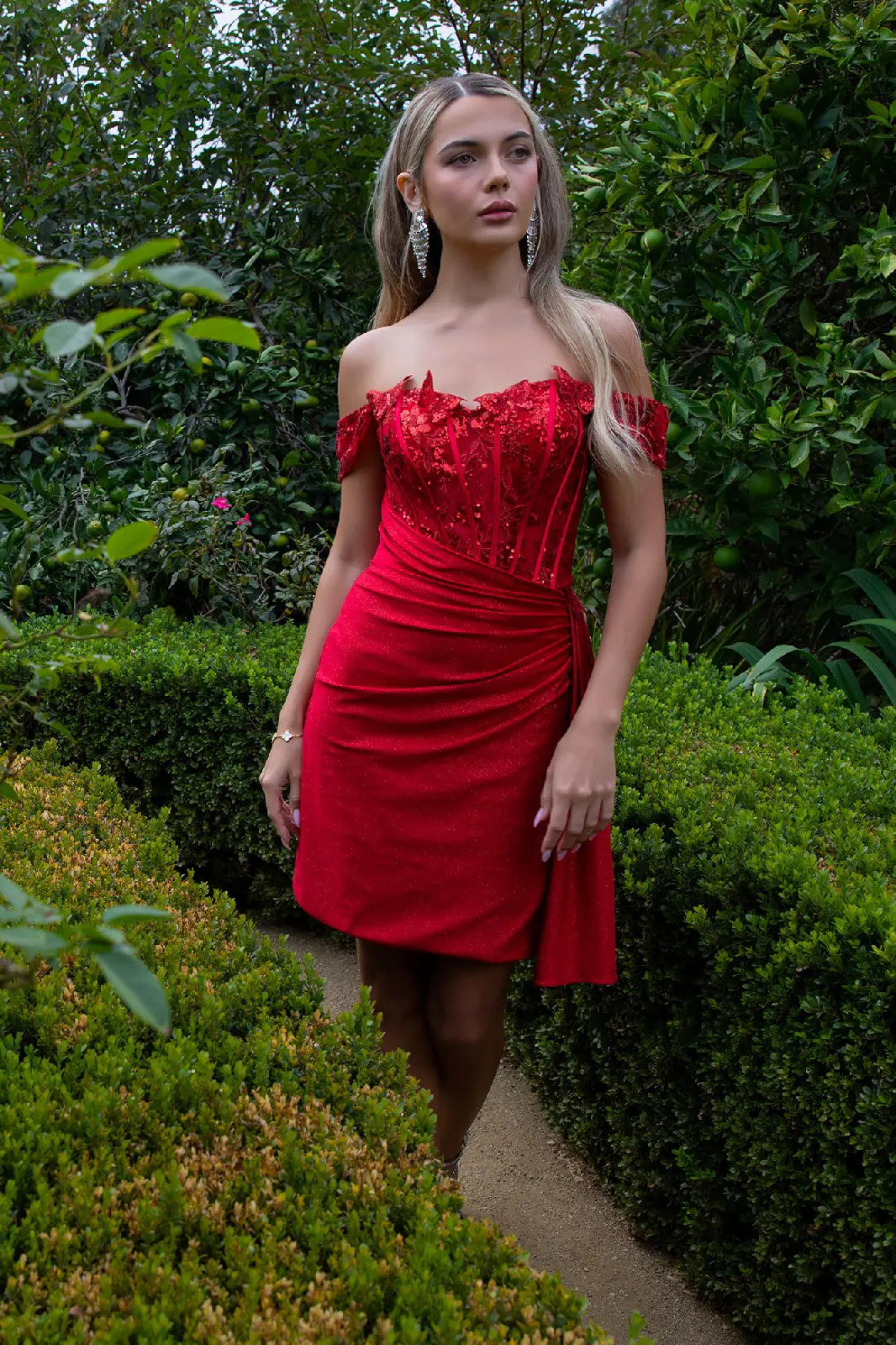 Scarlet Flutter Dress