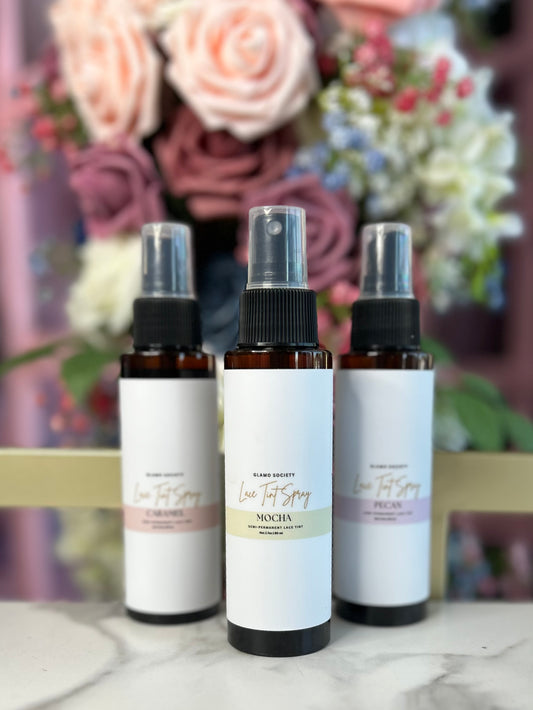 Glamo Society Lace Tint Spray- (MOCHA)
