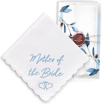 Mother of the Bride Embroidered Handkerchief