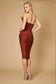 Bodycon Bandage Short Feather Formal Cocktail Dress