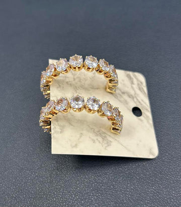 Crystal Hoops