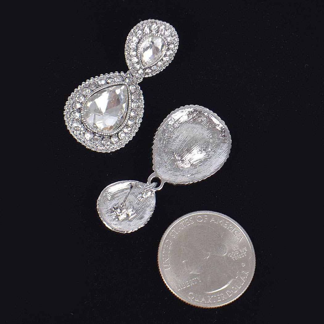 Rhinestone Dangle Earring