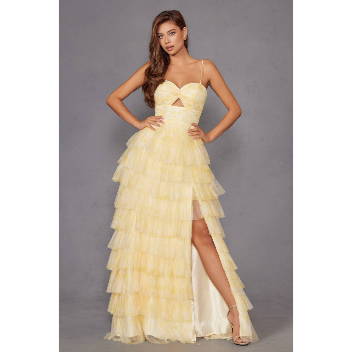 Tiered Formal Gown
