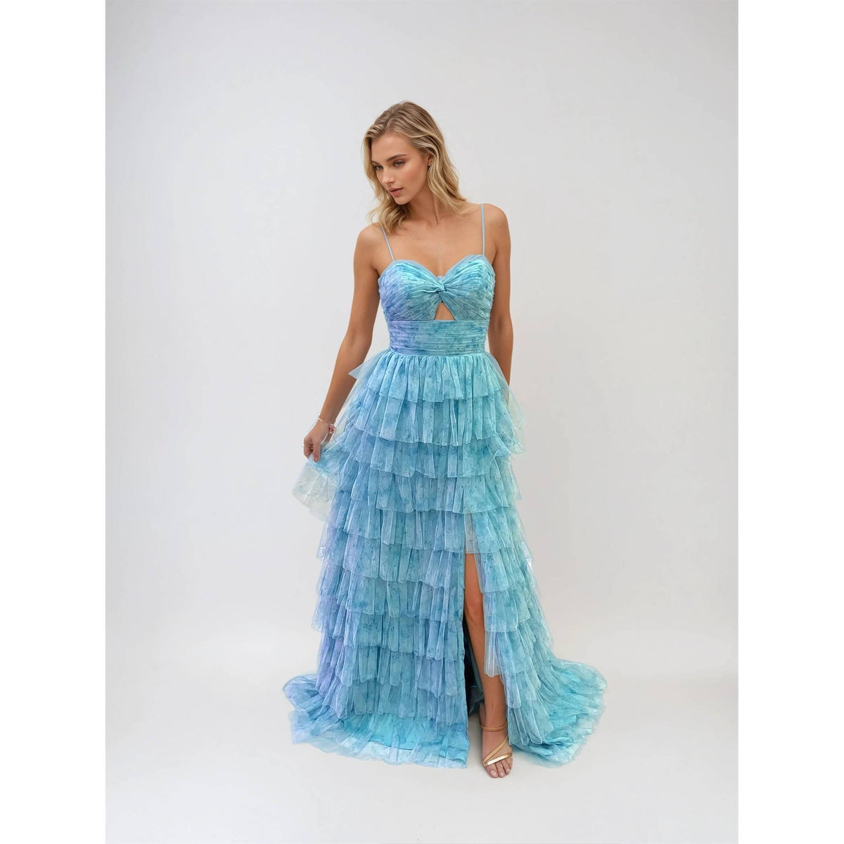 Tiered Formal Gown