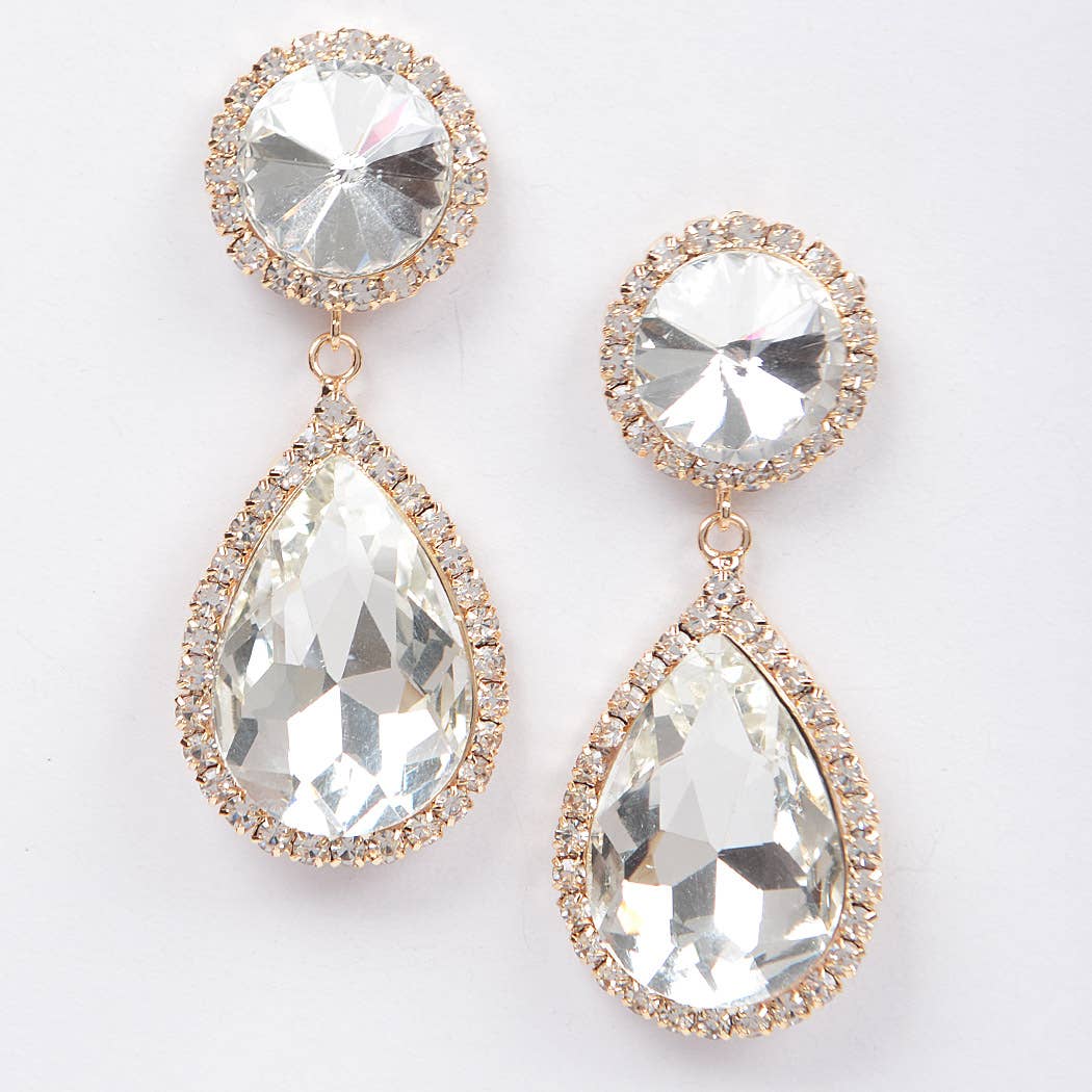 Rhinestone Dangle Earring