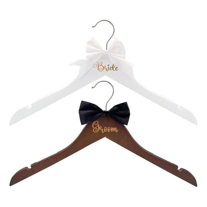 Bride & Groom Hanger Set