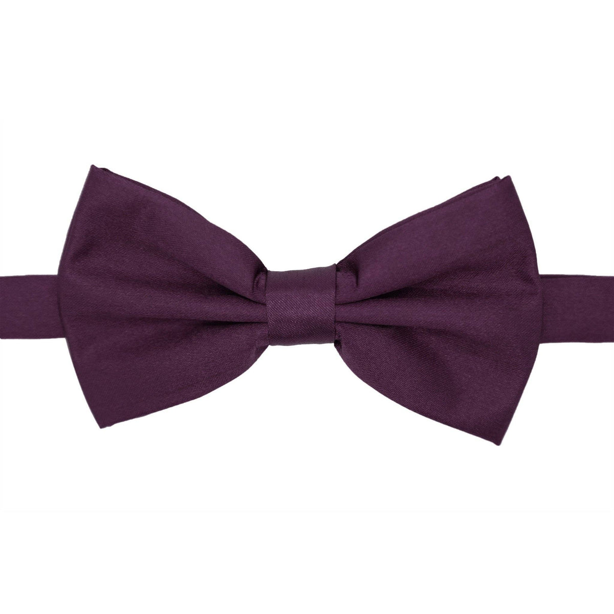 Gia Purple Satine Adjustable Bowtie