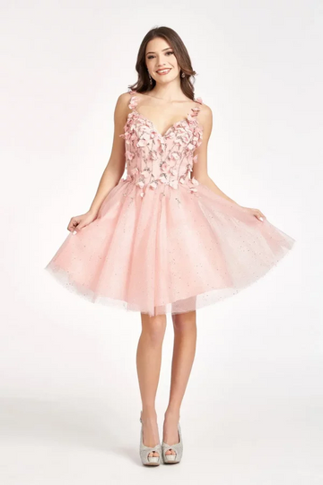 Blush Flower Above the Knee