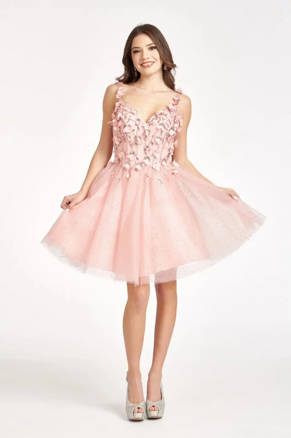 Blush Flower Above the Knee