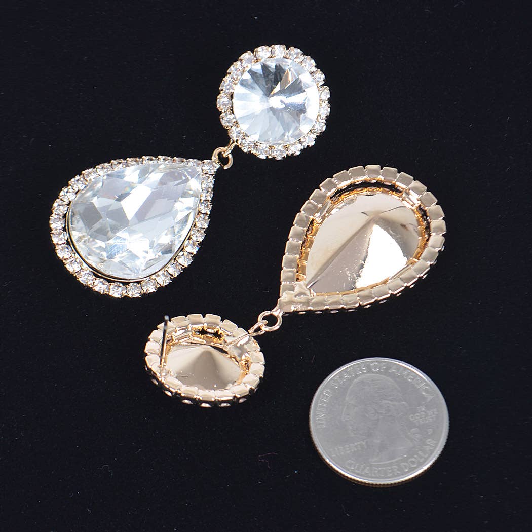 Rhinestone Dangle Earring