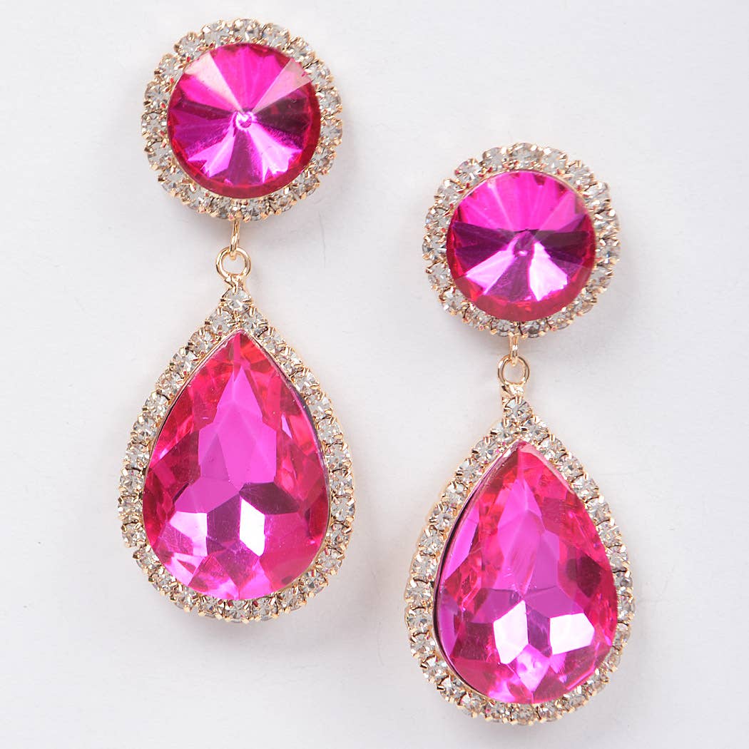 Rhinestone Dangle Earring