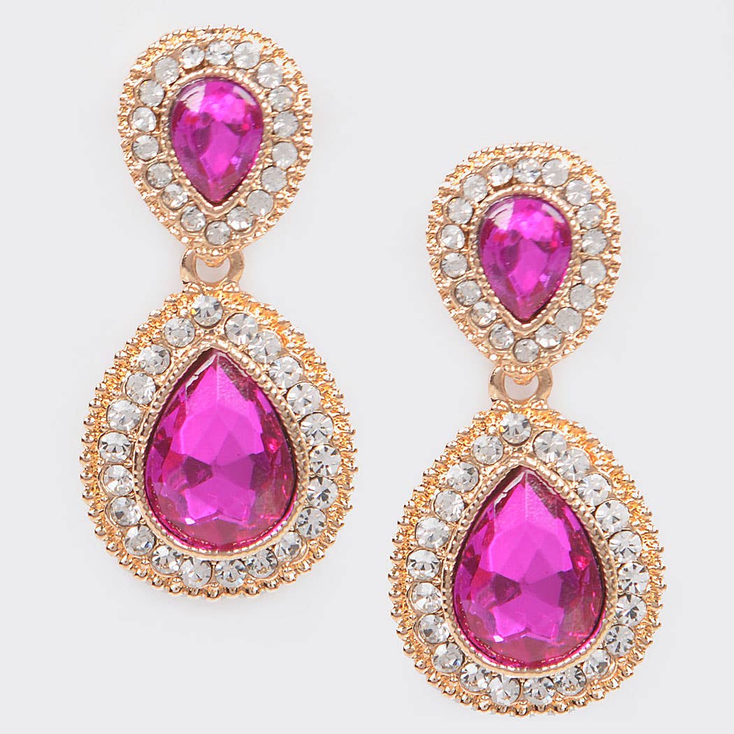 Rhinestone Dangle Earring
