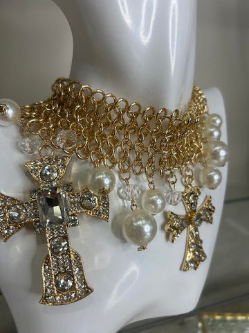 Gold Cross Necklace
