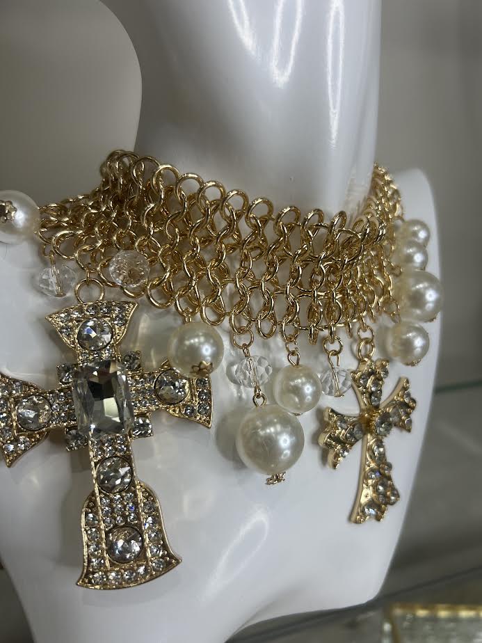 Gold Cross Necklace