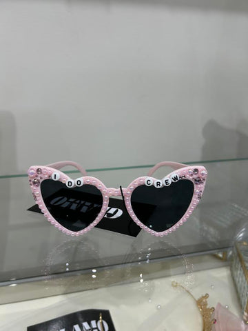 Pink I do crew sunglasses