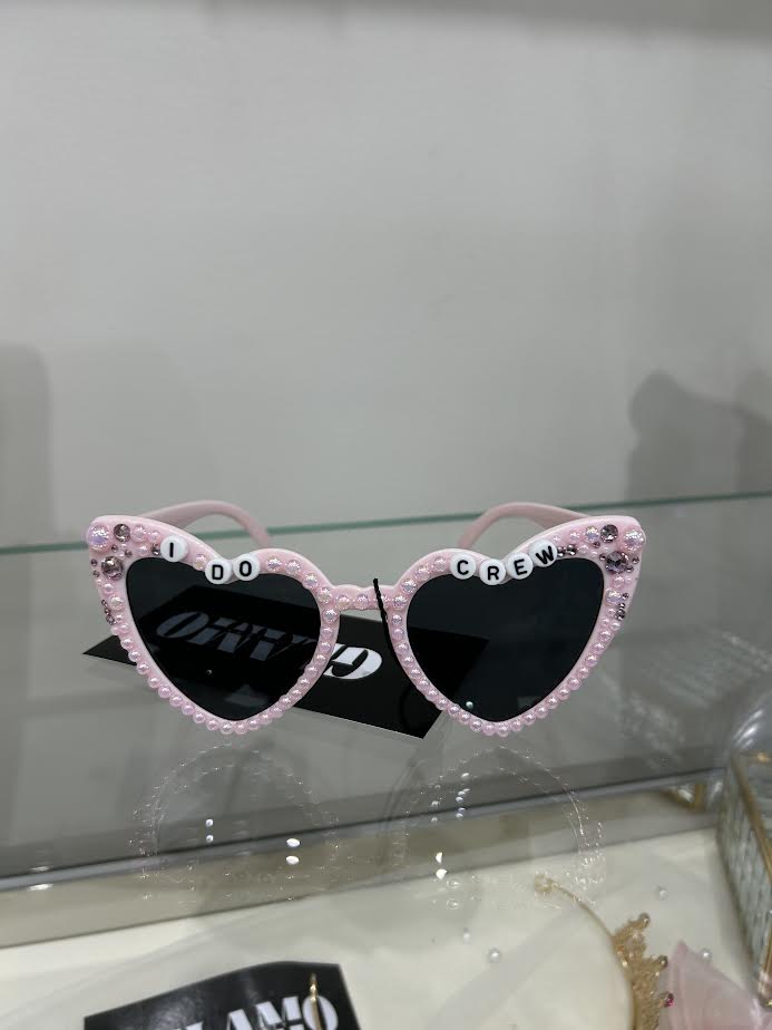 Pink I do crew sunglasses