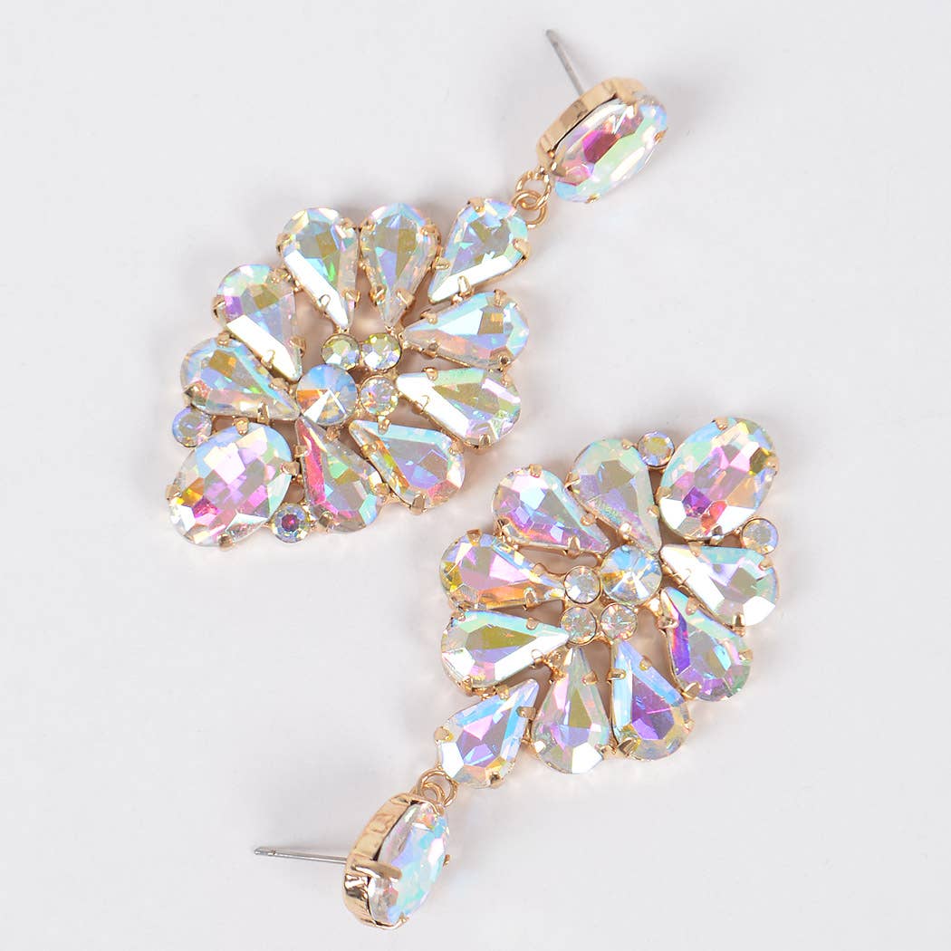 Multi Stone Party Earring