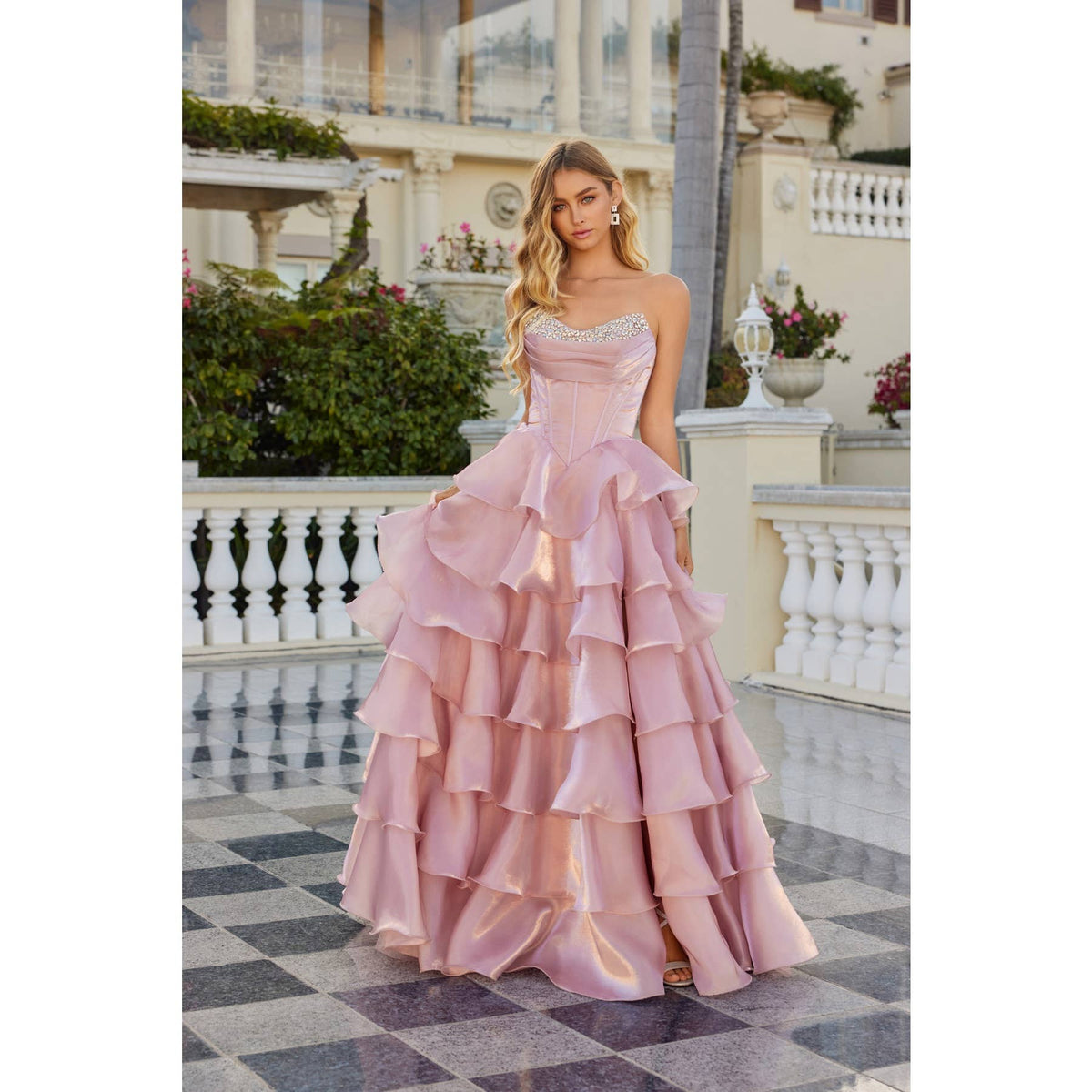 MOONLIGHT ORGANZA STRAPLESS