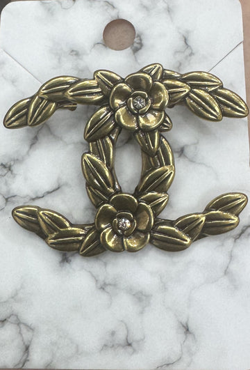 Vintage Floral Brooch
