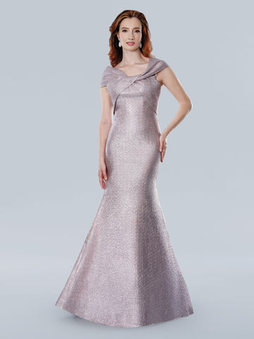 Blush Stardust Evening Gown