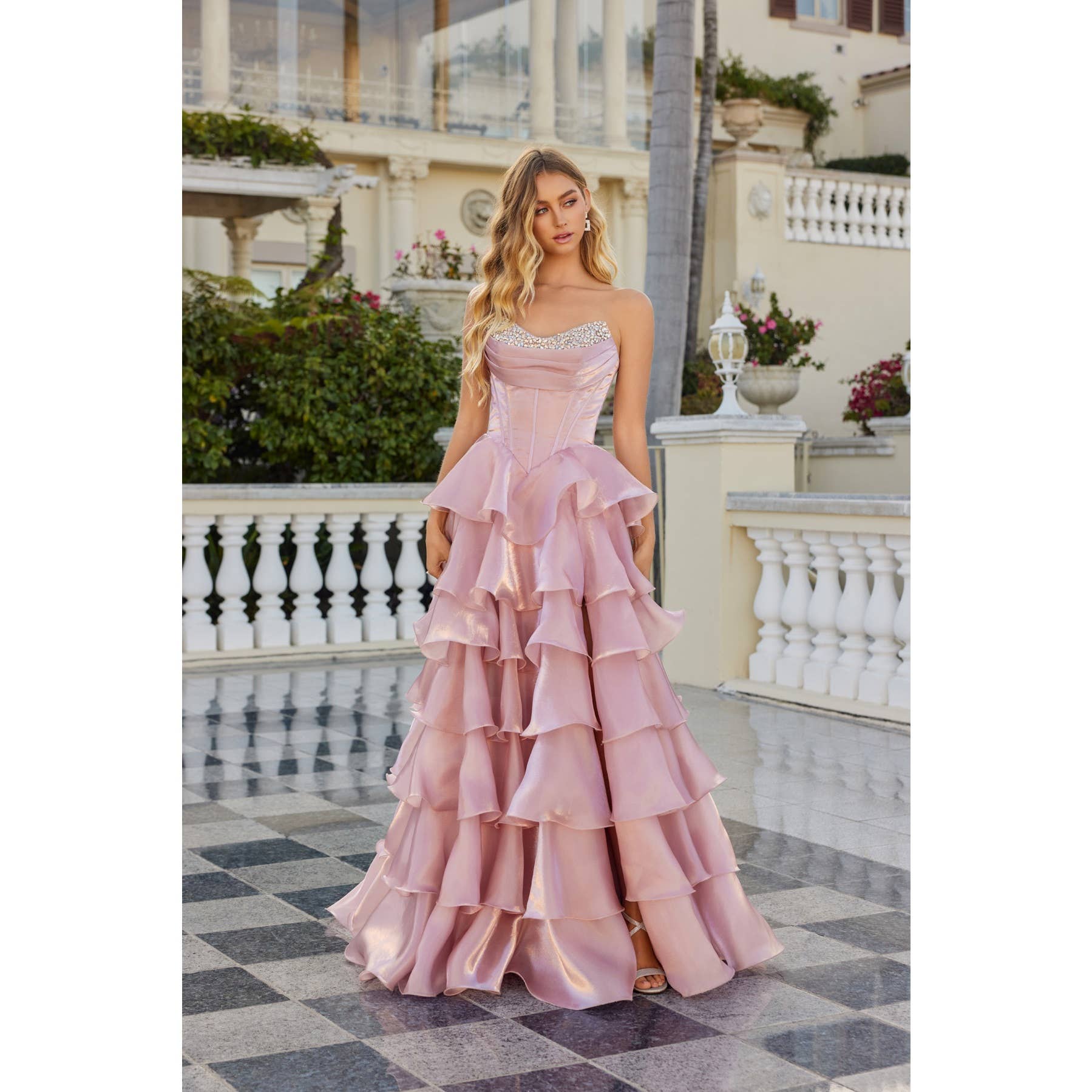 MOONLIGHT ORGANZA STRAPLESS