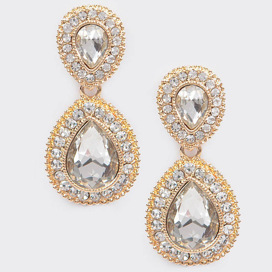Rhinestone Dangle Earring