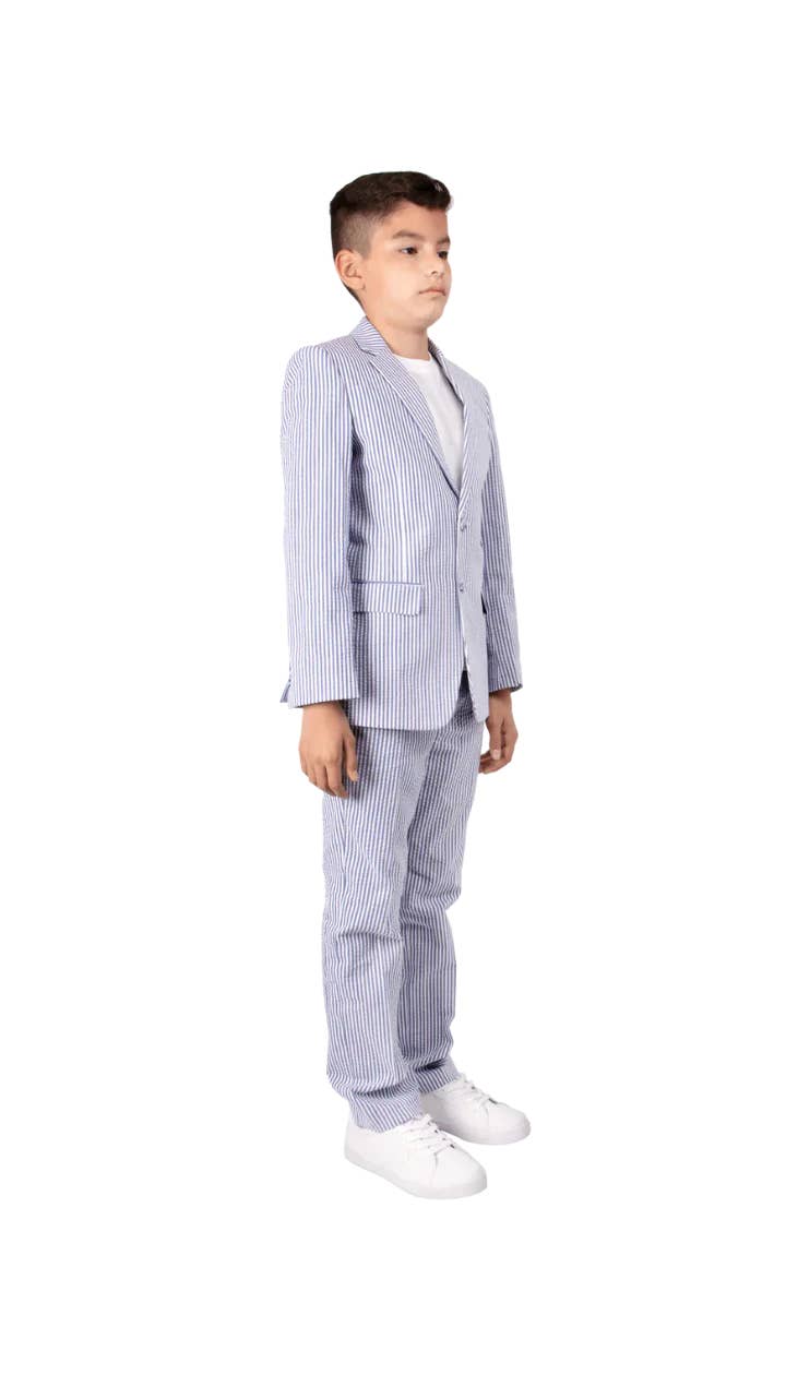 Ferrecci - Boy's Seersucker 2pc Suit Set