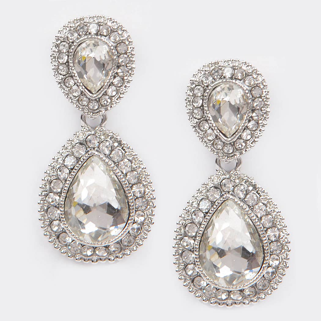 Rhinestone Dangle Earring
