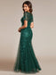 Sequin Shiny Fishtail Tulle Dresses for Party