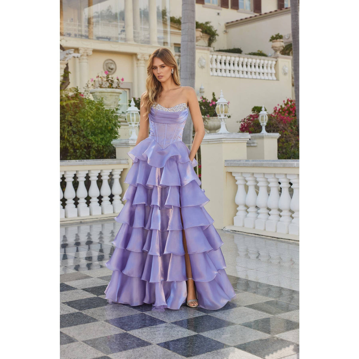 MOONLIGHT ORGANZA STRAPLESS