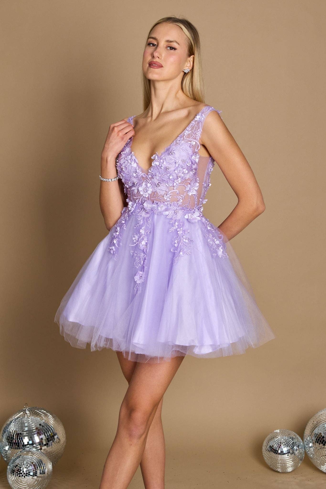 Dylan & Davids Short Formal Prom Dress