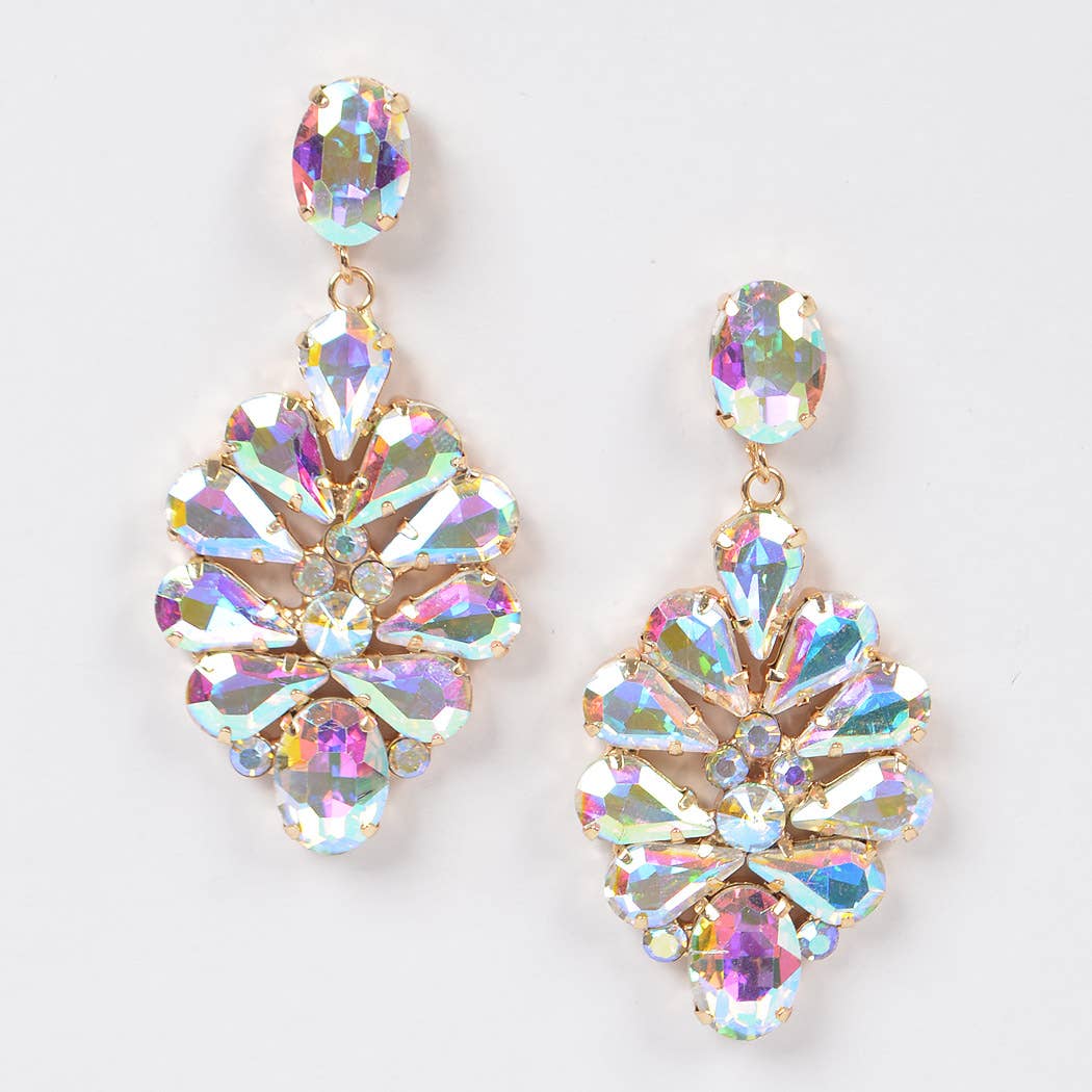 Multi Stone Party Earring