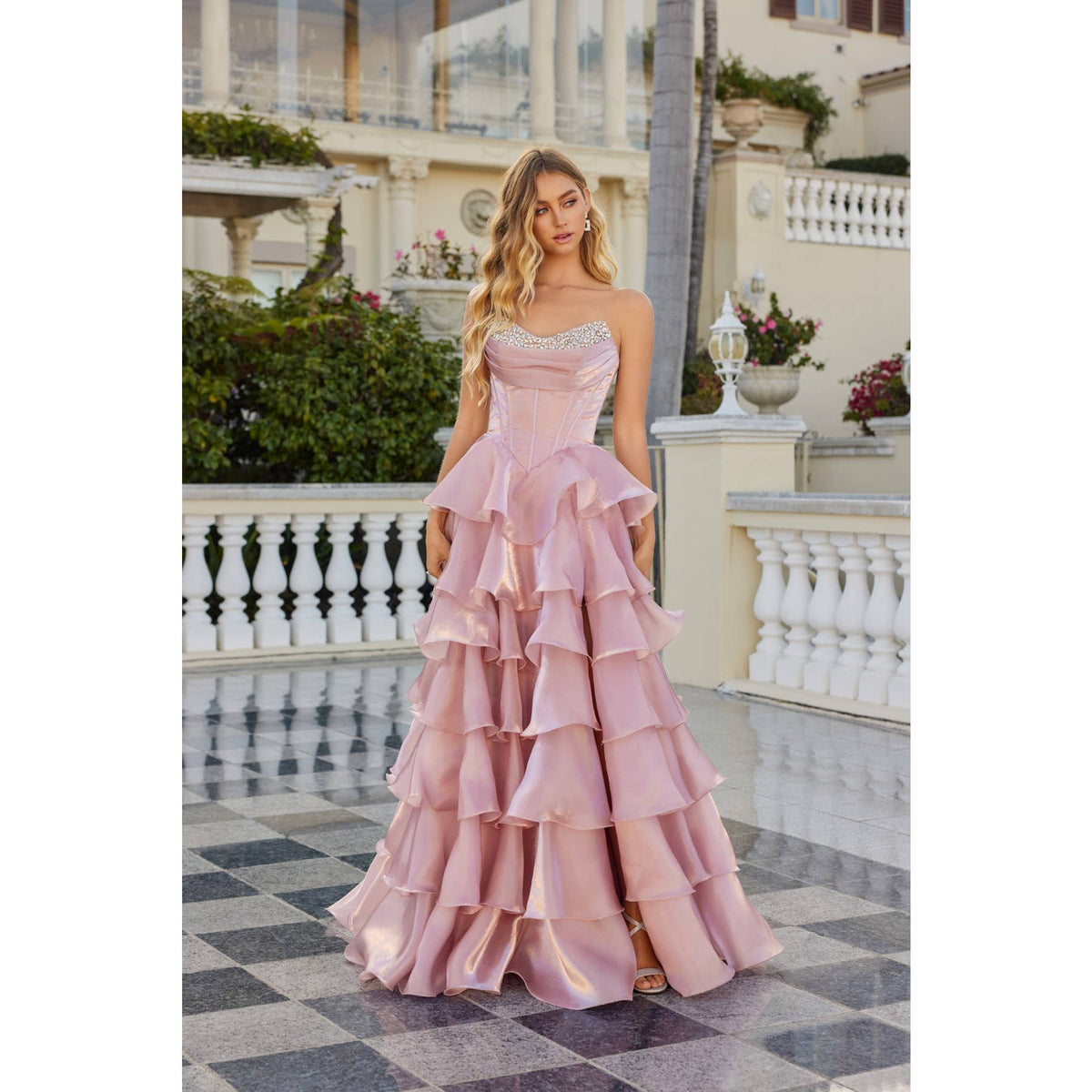 MOONLIGHT ORGANZA STRAPLESS