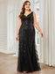 Plus Size Sequin Fishtail Evening Dress