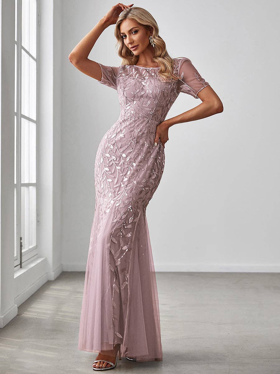 Sequin Shiny Fishtail Tulle Dresses for Party