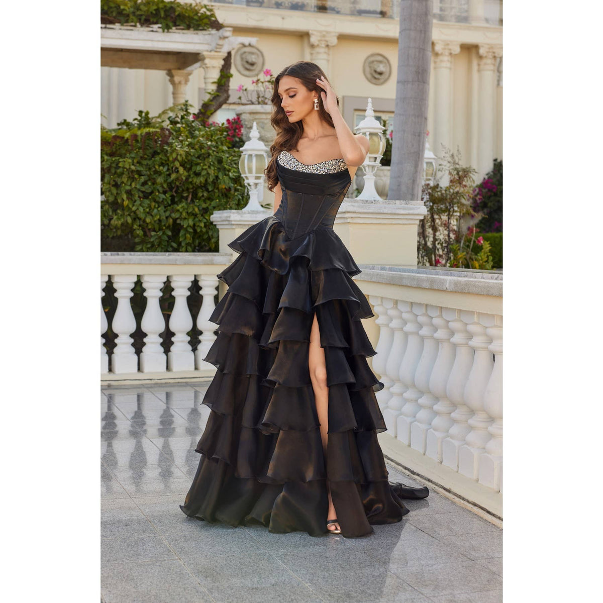 MOONLIGHT ORGANZA STRAPLESS