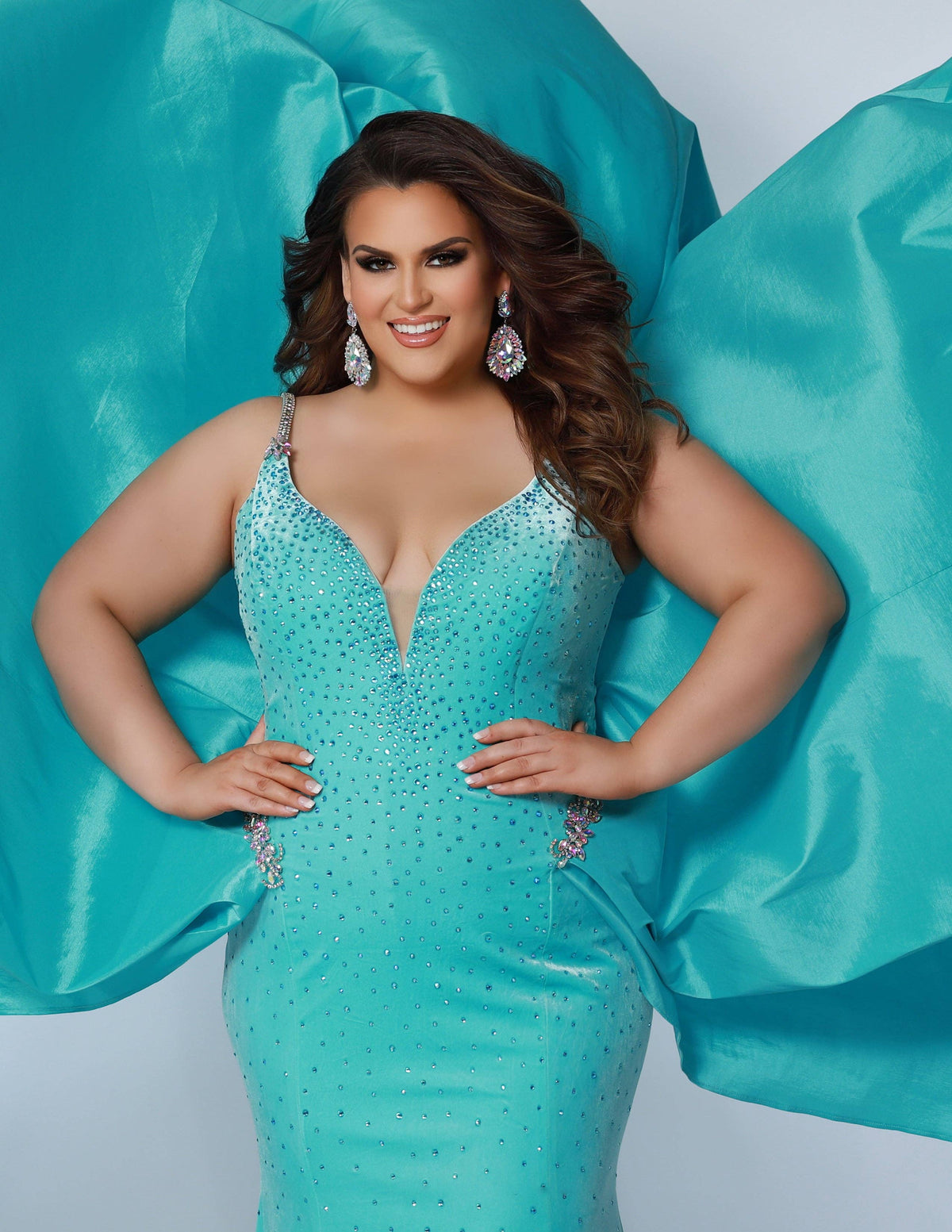 Discontinued Calibrator Pageant Gown <br> JK2305