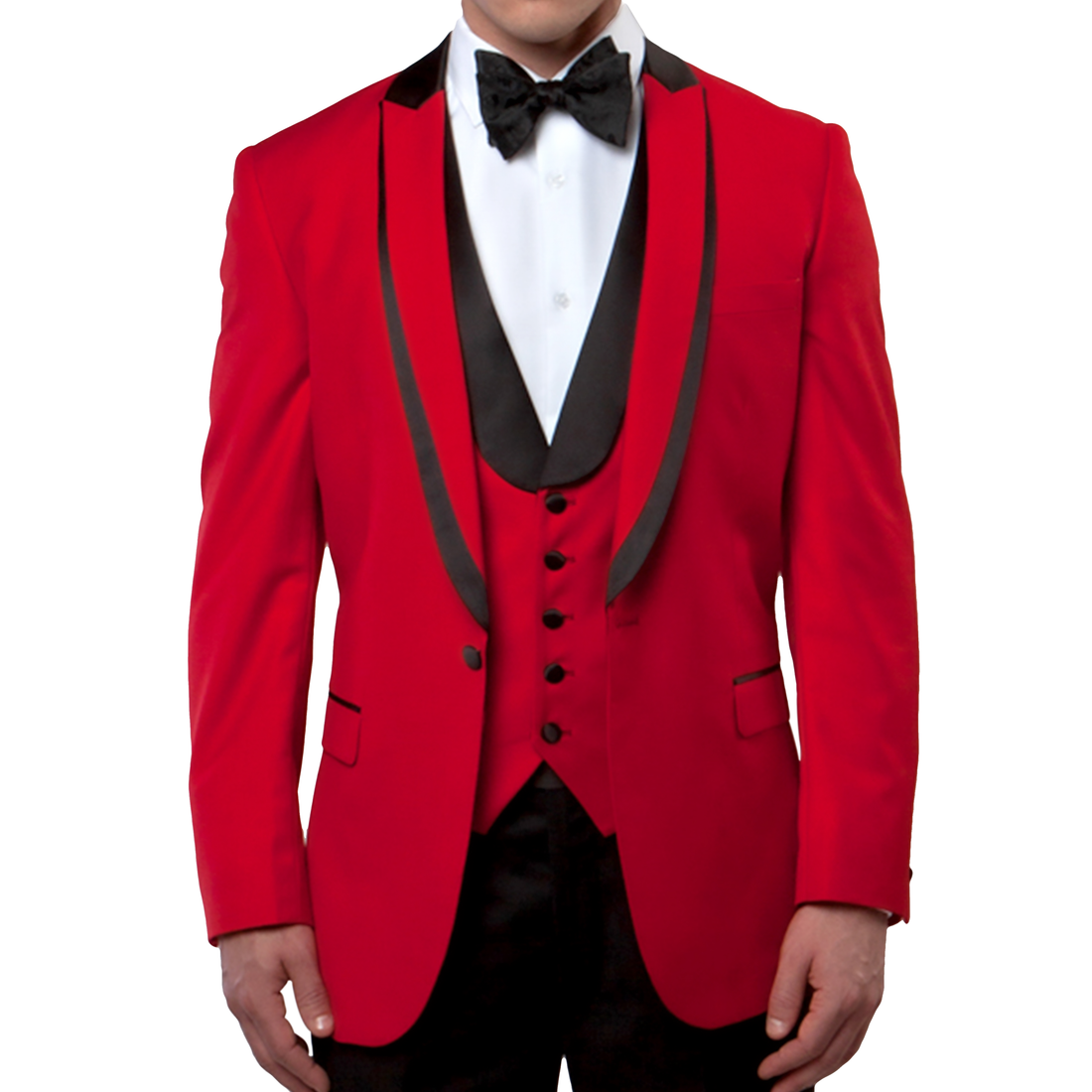 3pc Red Tuxedo