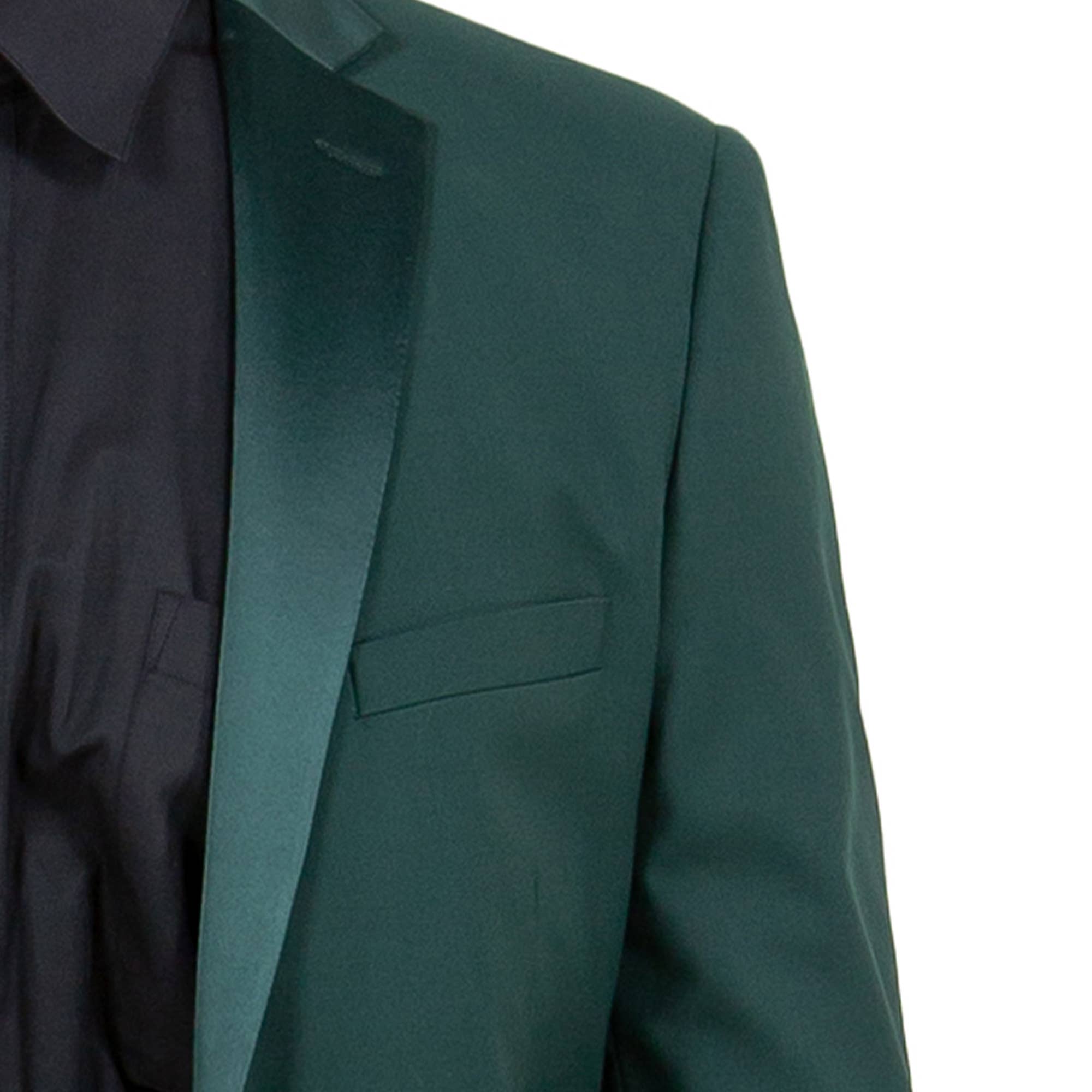 Bryan Michaels Men's 2pc Tuxedo Set Satin Notch Lapel, Green