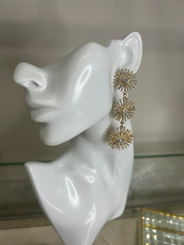 Sunburst earrings