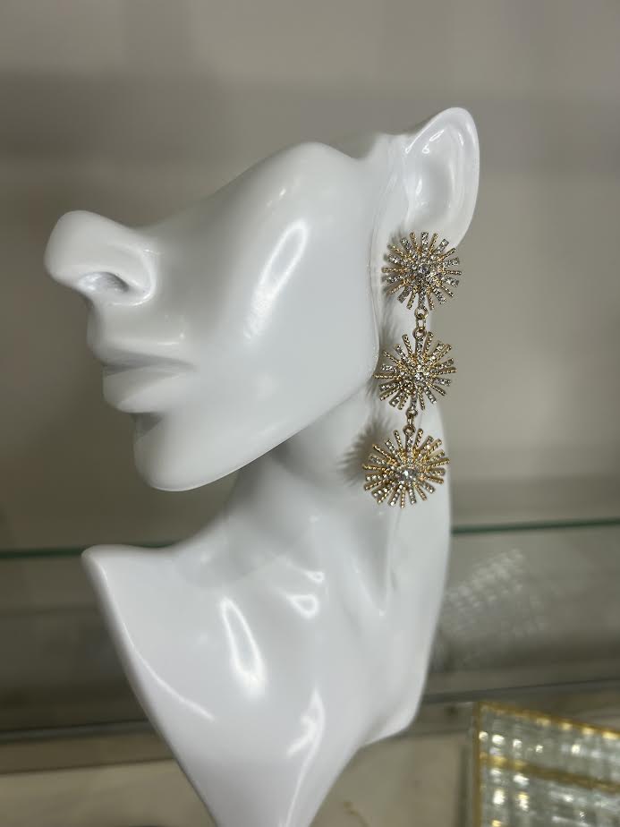Sunburst earrings