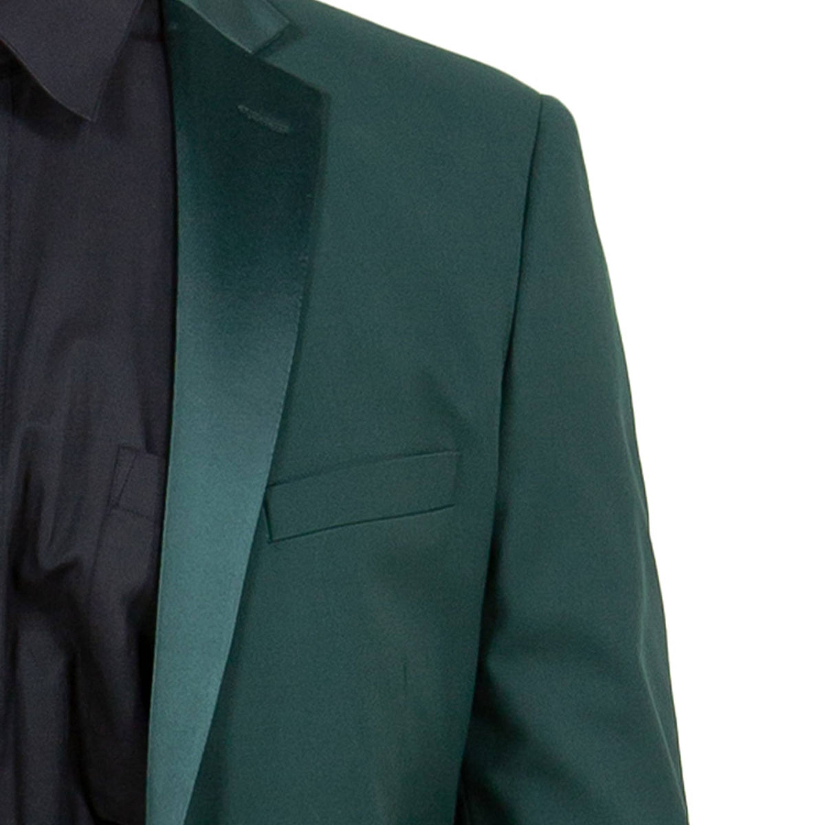 Bryan Michaels Men's 2pc Tuxedo Set Satin Notch Lapel, Green