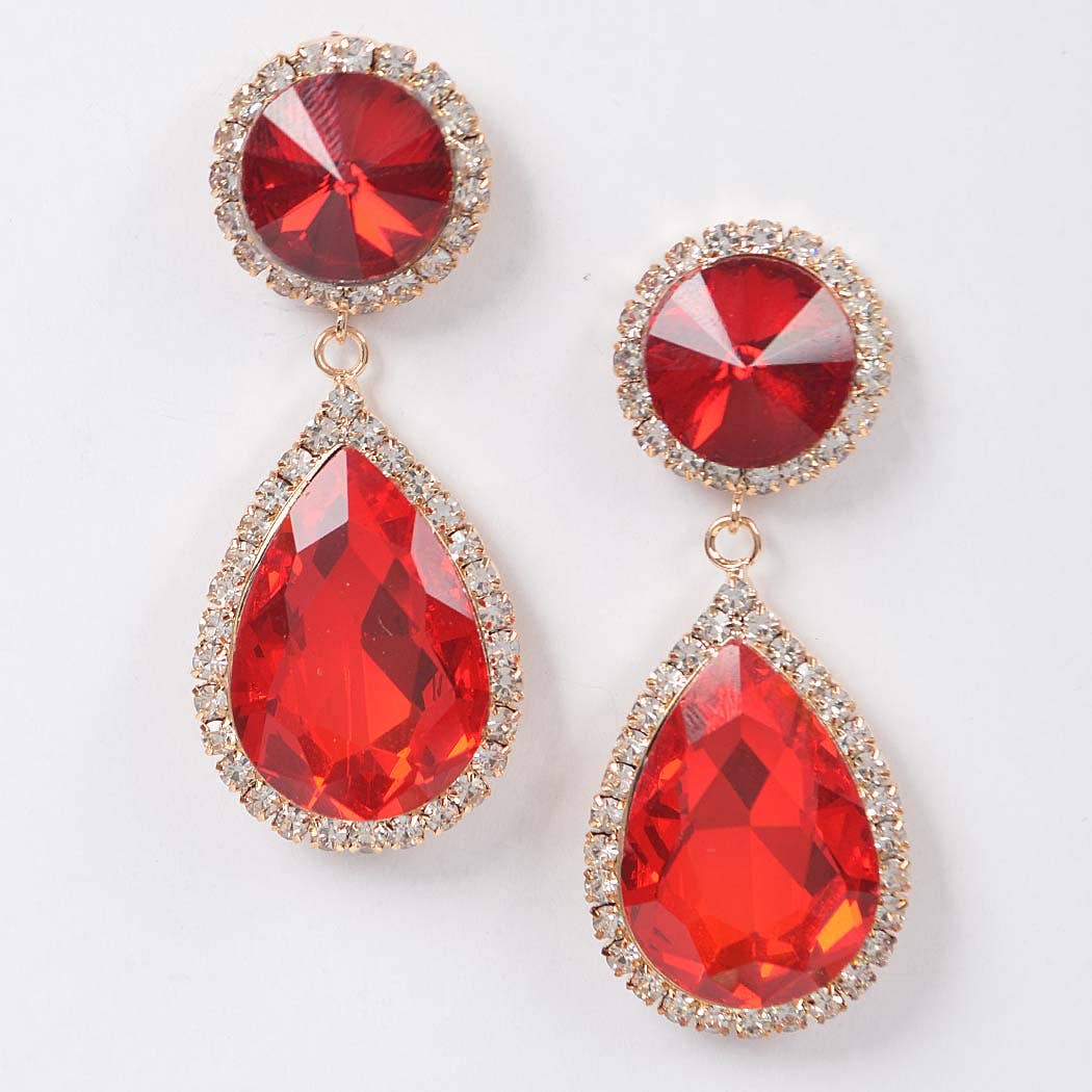 Rhinestone Dangle Earring